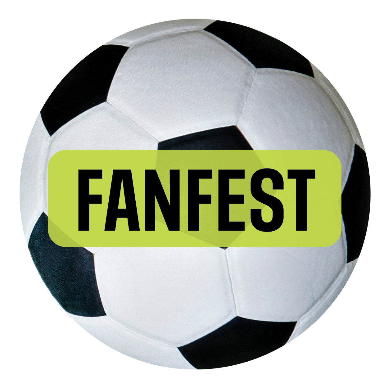 Soccer ball button to Fanfest
